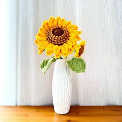 Bó Hoa Hướng Dương Len Thủ Công Đơn