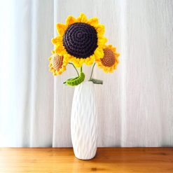 Bó Hoa Hướng Dương Len Thủ Công Đơn