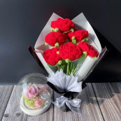 Knitwoolvn Hoa Hồng Móc Tay Bông Xinh Xắn