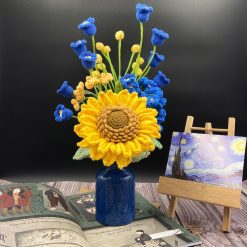 Knitwoolvn Hoa Hướng Dương Len Móc Tay