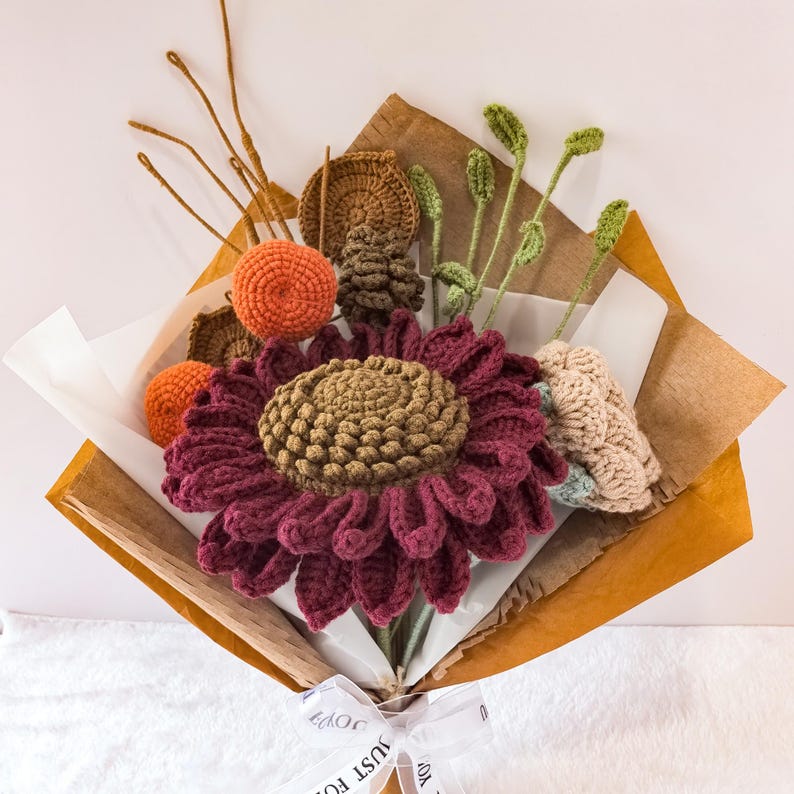 Knitwoolvn Hoa hướng dương móc len