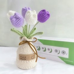 Knitwoolvn Hoa Tulip móc len handmade